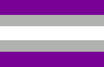 gray asexual flag